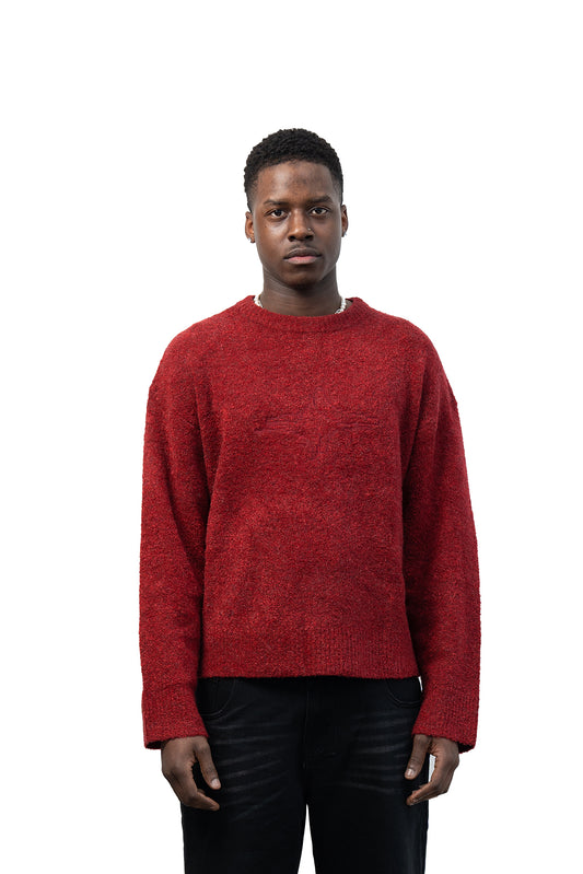 Knit Sweater "ROUGE DE RIO"