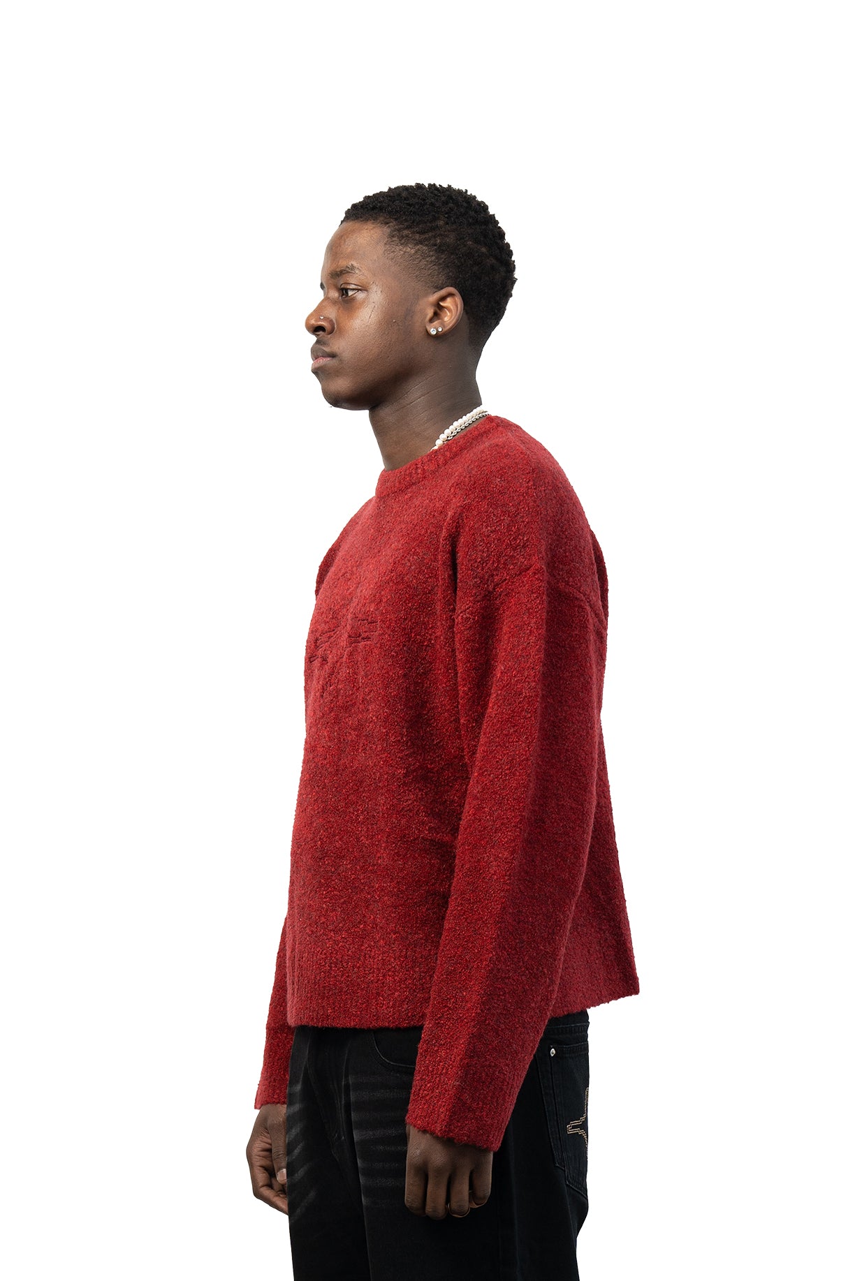 Knit Sweater "ROUGE DE RIO"