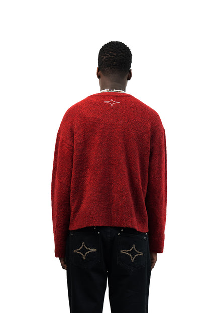 Knit Sweater "ROUGE DE RIO"