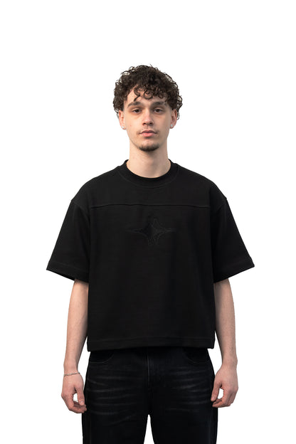 Cropped T-Shirt "NOIR"