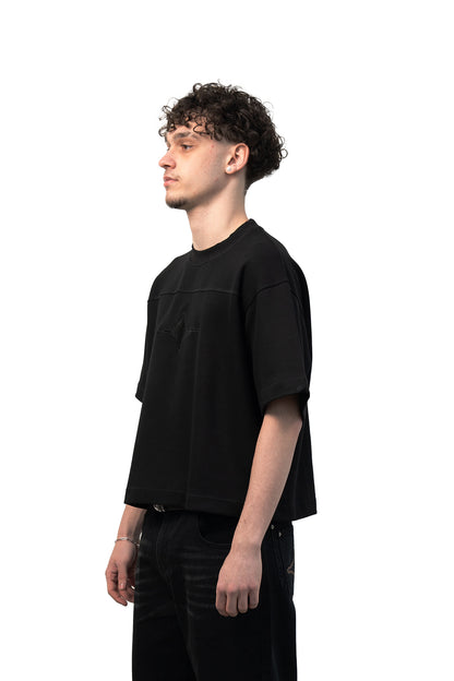 Cropped T-Shirt "NOIR"