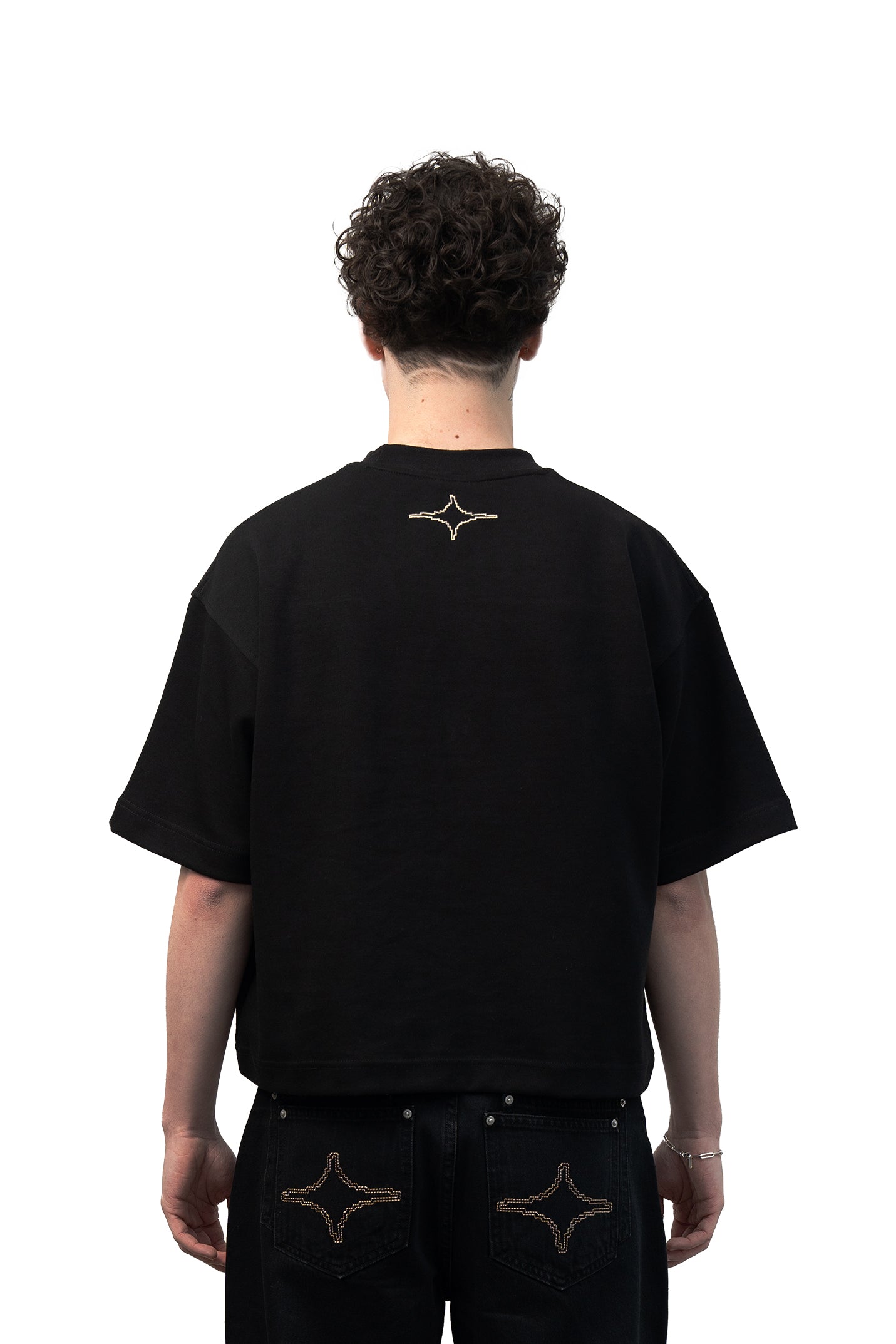 Cropped T-Shirt "NOIR"